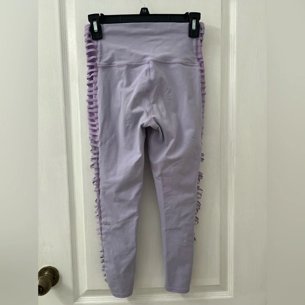 ALO Yoga High Waist Prism Capri Purple Leggings (Size S)